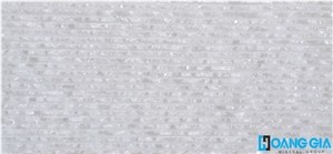 Marble Cladding Chiseled 7 Lines Panel