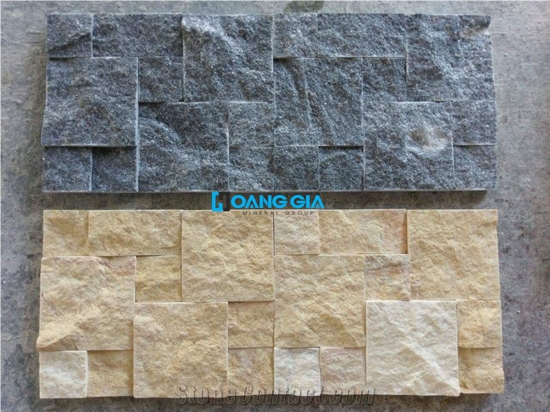 Marble Cladding Random Mosaic Panel