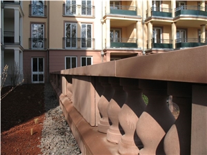 Red Sandstone Baluster