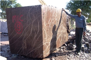 Rainforest Brown Marble Block