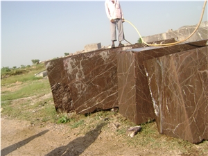 Rainforest Brown Marble Block