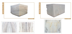 Ariana Lazuli White Marble Block
