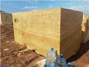 Yellow Travertine Blocks