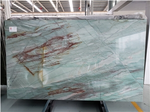 Acquarama Granite Slab Green Color