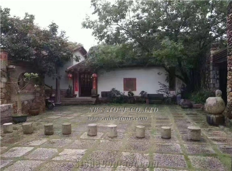 Ancient Characteristic Street Building Covering