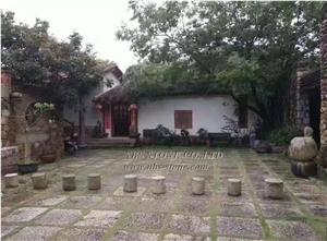 Ancient Characteristic Street Building Covering