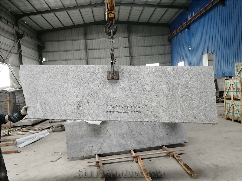 New Viscount White Covering Granite Slabs
