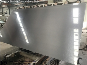 Artificial Marble Crystal Grey Prime Slabs
