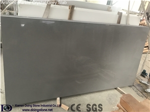 Artificial Marble Crystal Grey Prime Slabs