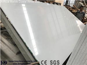 Artificial Marble Crystal White Prime Slab