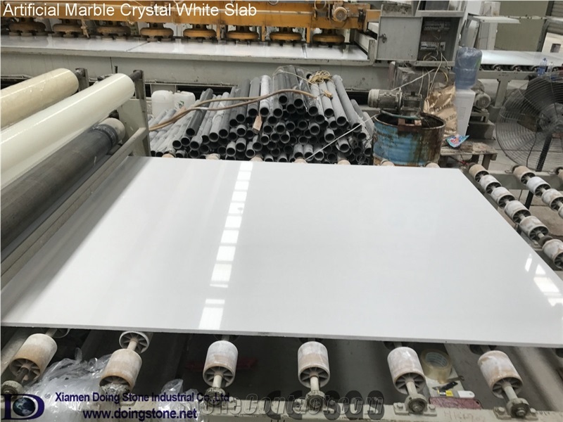 Artificial Marble Crystal White Prime Slab