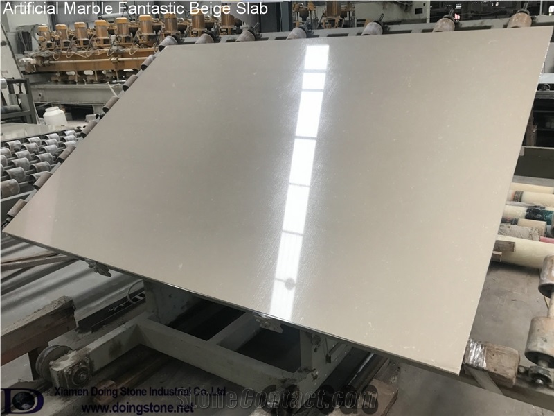 Artificial Marble Fantastic Beige Slabs