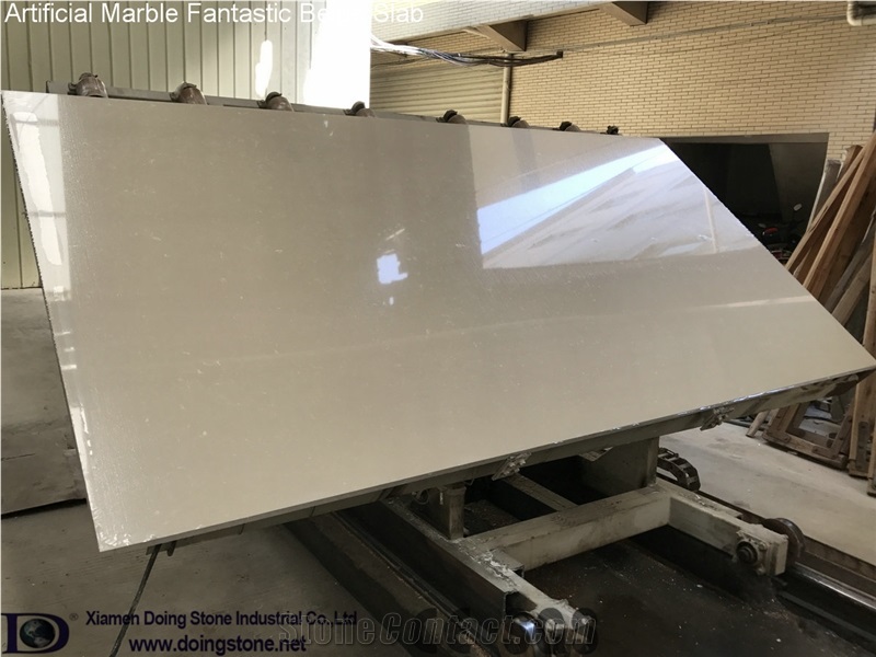 Artificial Marble Fantastic Beige Slabs