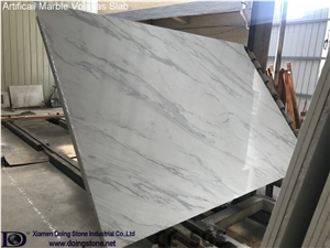Artificial Marble Volakas Slab from Doingstone
