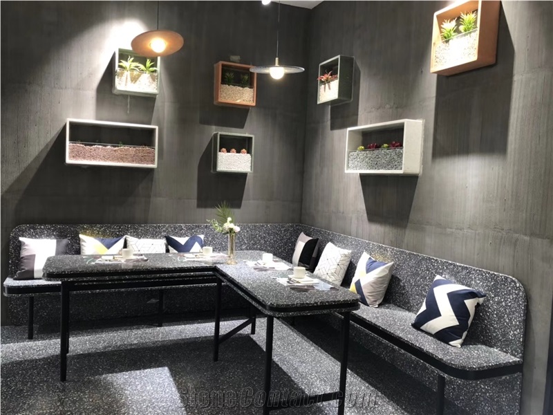 Black Terrazzo Tile,Cement Tile,Rsl1015