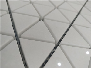 Carrara White Marble Mosaic Tile for Bathroom