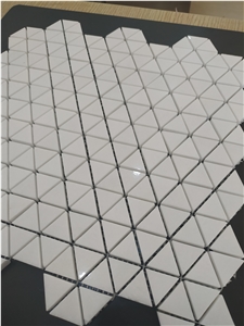 Carrara White Marble Mosaic Tile for Bathroom