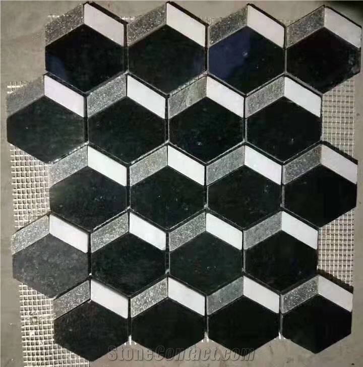 Natural Stone Mosaics for Floor Tile