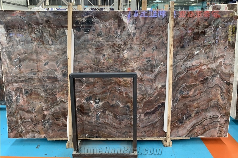 Venece Red Marble for Vanity Top