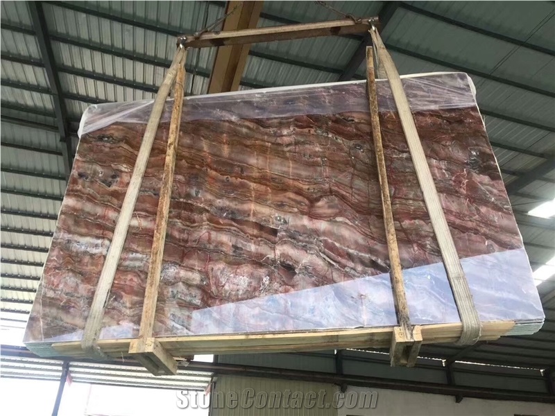 Venece Red Marble for Vanity Top