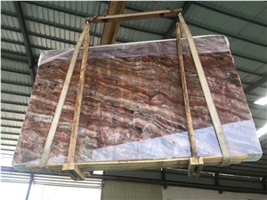Venece Red Marble for Vanity Top