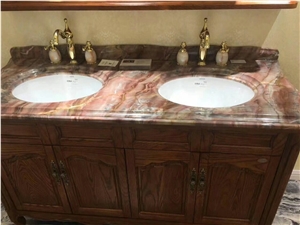 Venece Red Marble for Vanity Top