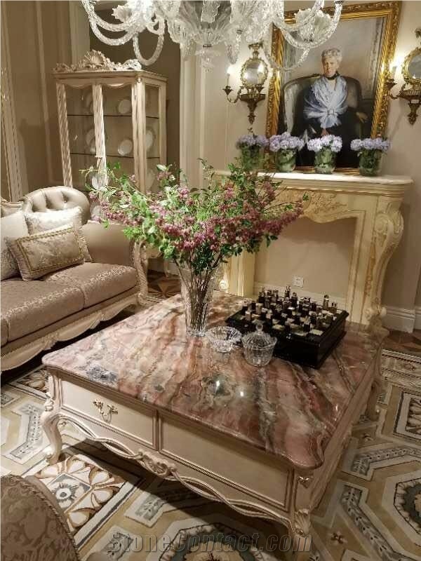 Venece Red Marble for Vanity Top