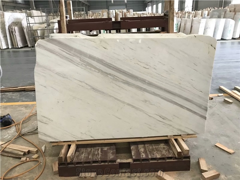 Volakas White Marble Floor Tile