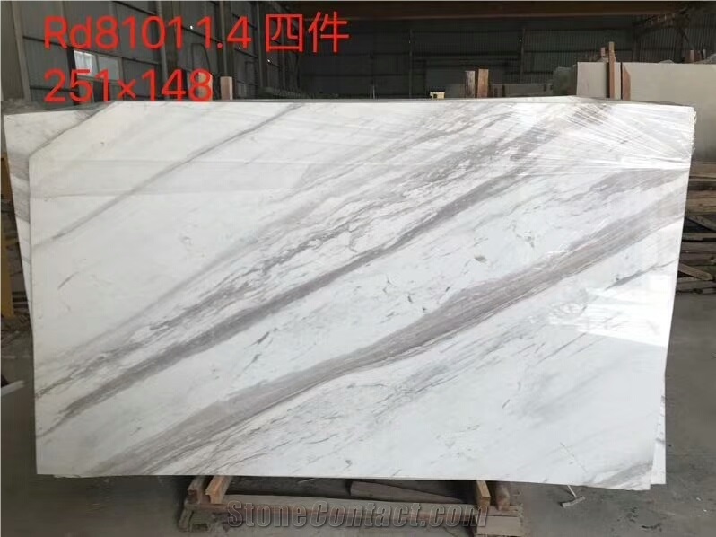 Volakas White Marble Floor Tile