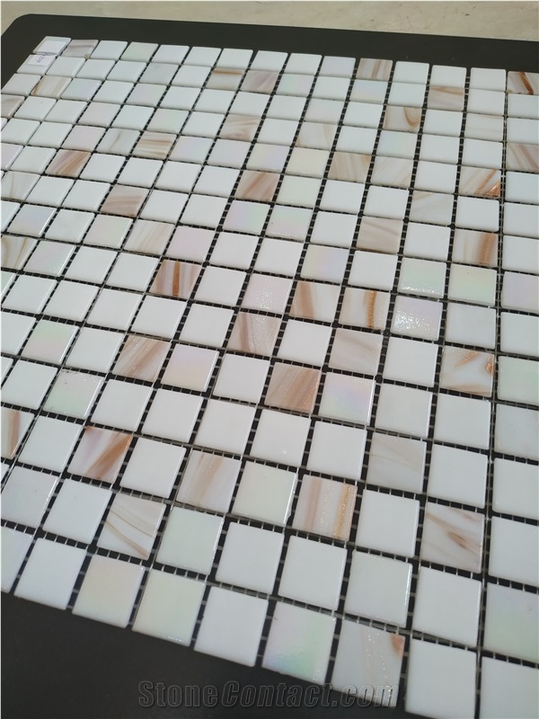 White Glass Mosaic Tile