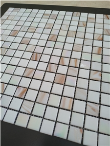 White Glass Mosaic Tile