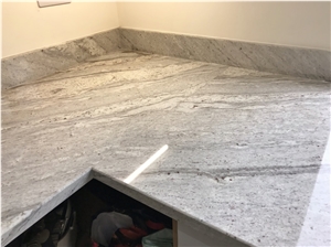 Thunder River White Granite Kitchen Countertops