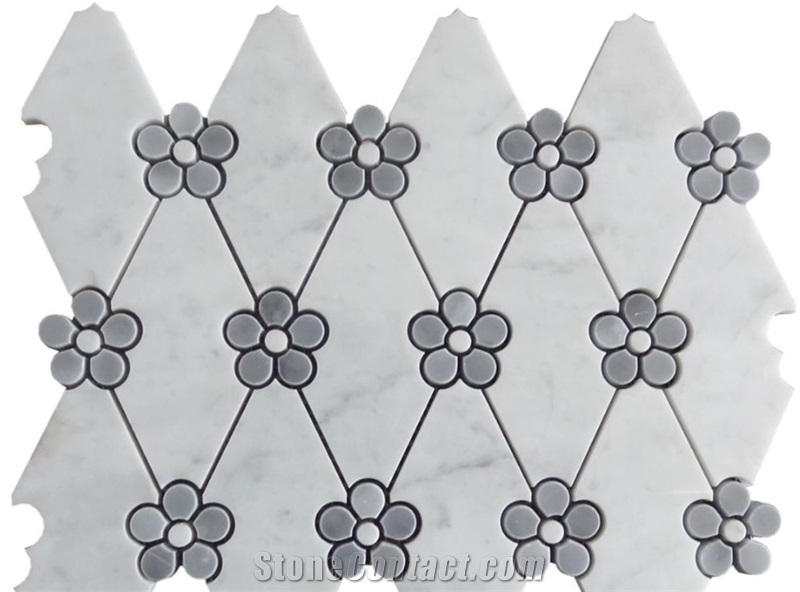 Waterjet Mosaic in Marble,Polished