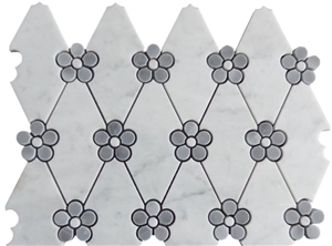 Waterjet Mosaic in Marble,Polished