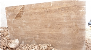 Mut Travertine Block, Turkey Beige Travertine