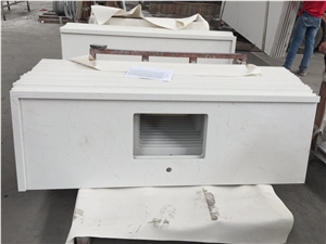 Bianco Carrara Venato Quartz Stone for Countertop