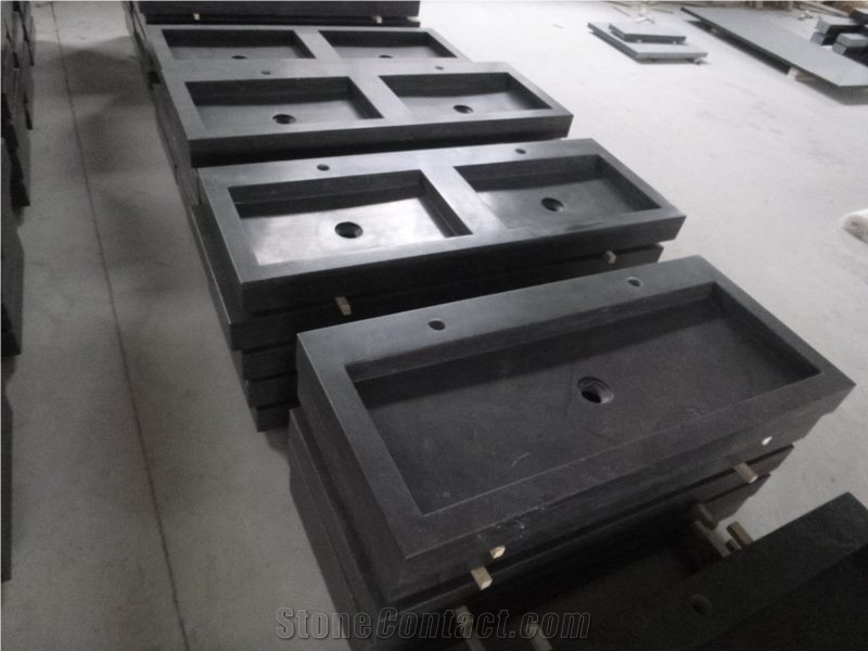 Natural China Bluestone Countertops Sinks Basin