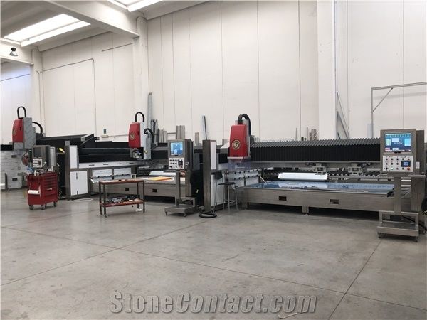 CNC Working Center Bridge Saw - Cnc Router -Slab Handling