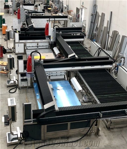 CNC Working Center Bridge Saw - Cnc Router -Slab Handling