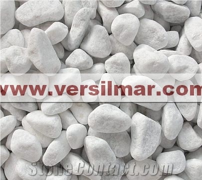 Bianco Carrara Pebbles Mm. 15/25.