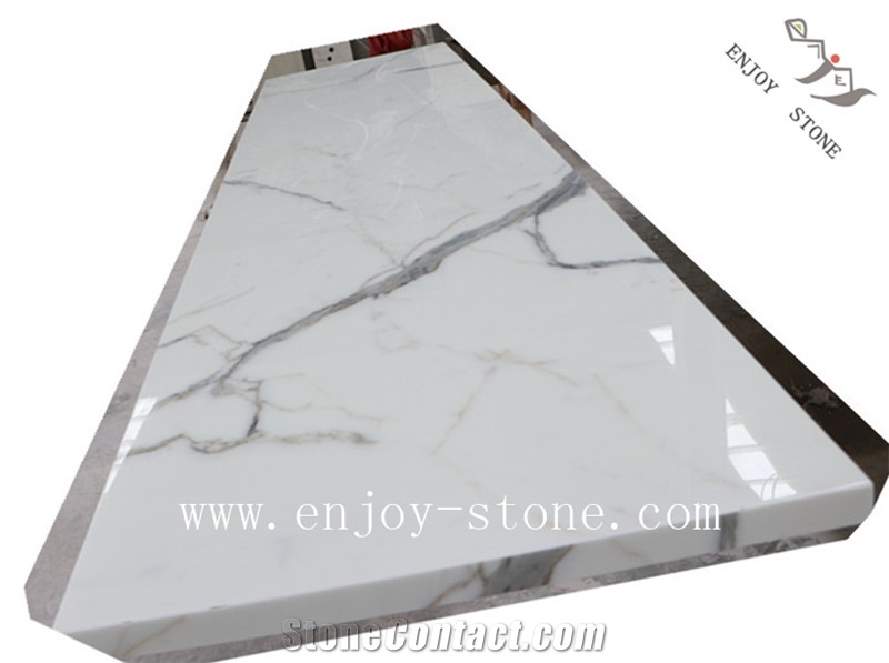 Calacatta,Polished Glass,Nana Crystallized Stone