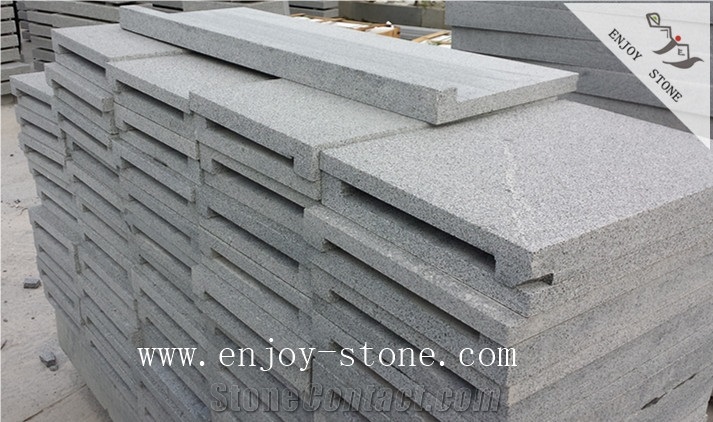 G654 Granite,Pool Coping Tile,Flamed Bullnose