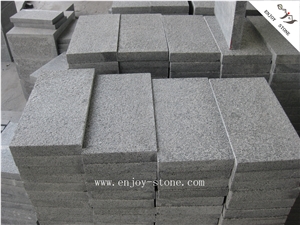 G654 Granite,Sesame Gray Stone,Honed