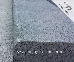 G654 Granite,Sesame Grey Tile,Flamed