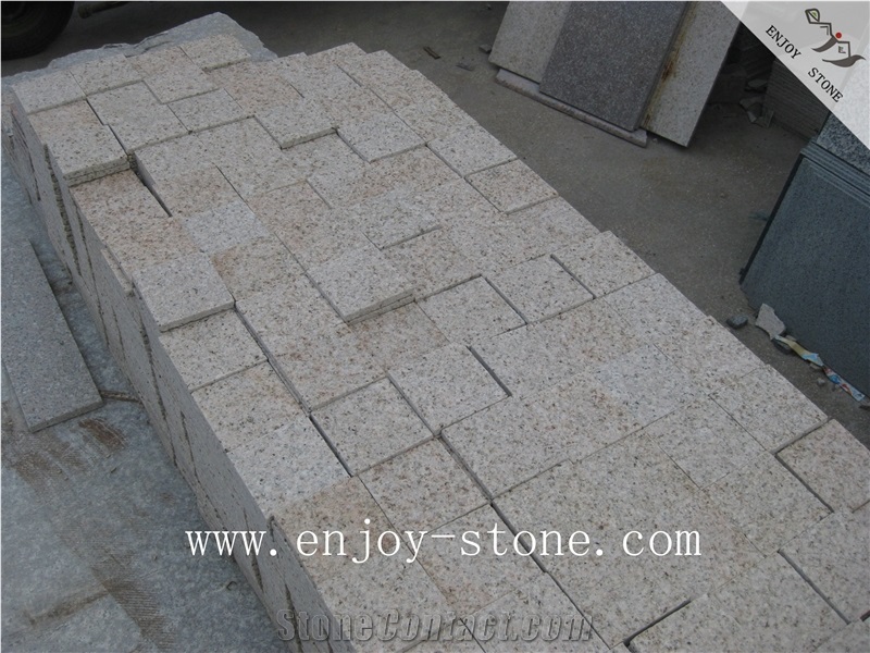 G682 Granite,Flamed Tile,Gloden Rust,Natural