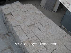 G682 Granite,Flamed Tile,Gloden Rust,Natural