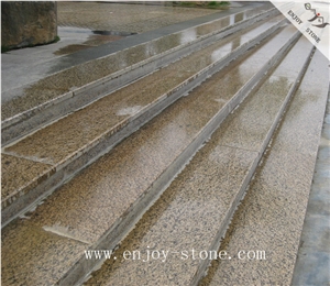 G682 Granite,Golden Rust,Bushhammered,Natural