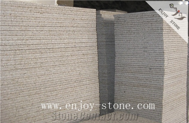 G682 Granite Slab,Flamed Stone,Yellow Granite