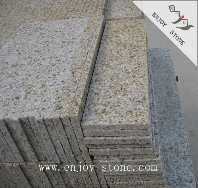 G682 Granite Slab,Flamed Stone,Yellow Granite