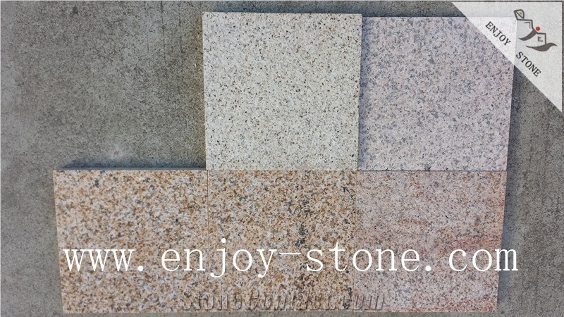 G682 Granite,Yellow Rust,Cube,Road Paver Stone